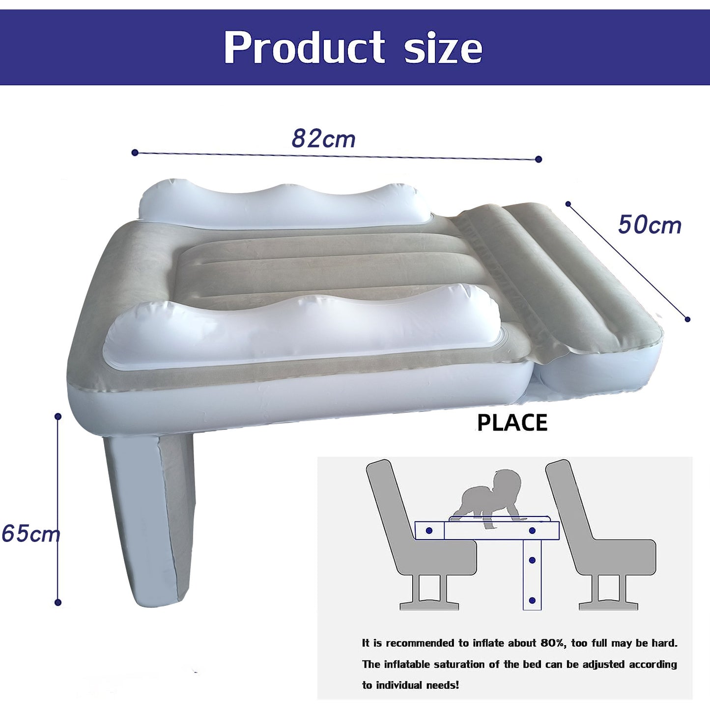 Kids Car Rear Inflatable Mattress - Portable & Cozy